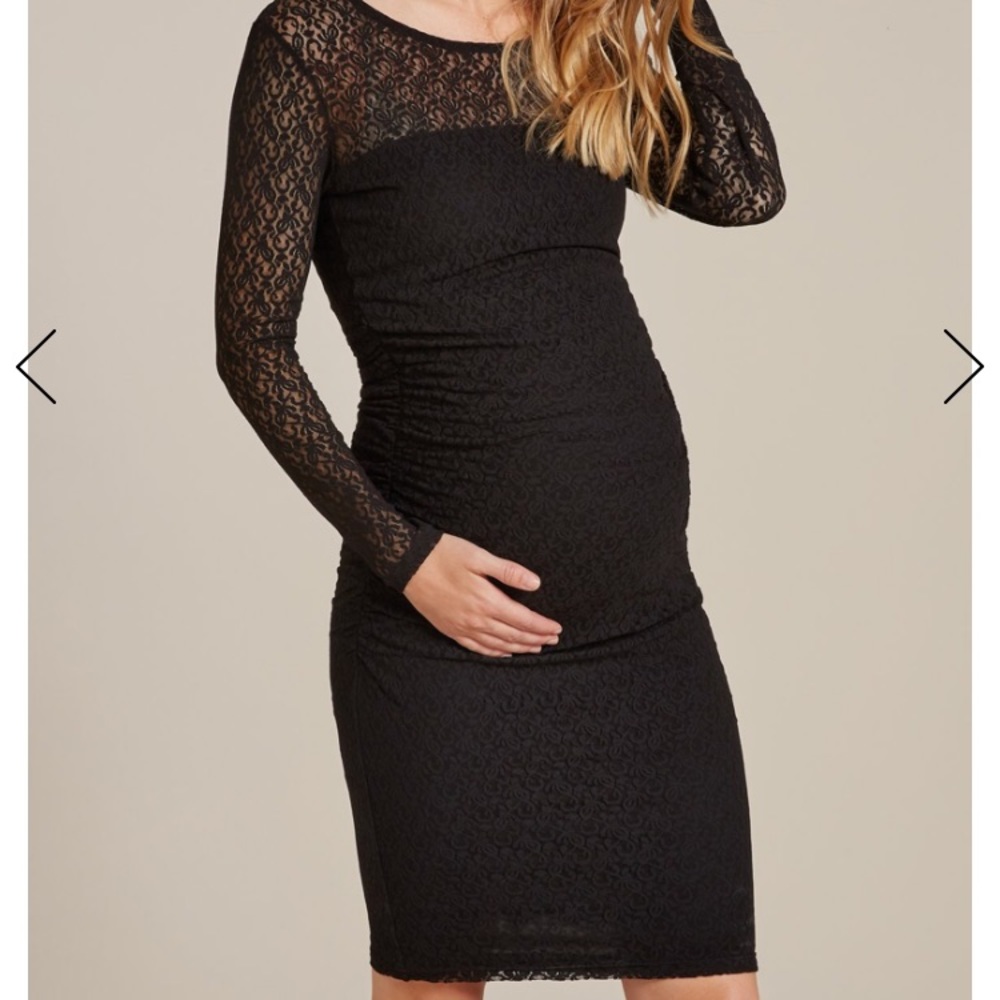 Isabella Oliver Lace Maternity Dress